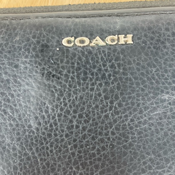 Black Coach Wallet Wristlet - Picture 4 of 10